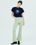 THEBOUNCE 앤커버 ROMAN TYPO LOGO TSHIRT-NAVY - THEBOUNCE (더바운스)