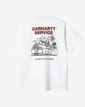 THEBOUNCE 칼하트 WIP 카 리페어 반팔티 S/S CAR REPAIR T-SHIRT (White) - THEBOUNCE (더바운스)