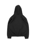 THEBOUNCE 더콜디스트모먼트 TCM TINY HOODED ZIP-UP (Black) - THEBOUNCE (더바운스)
