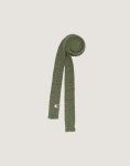 THEBOUNCE 헤니트 Cotton Knit Muffler (Green) - THEBOUNCE (더바운스)
