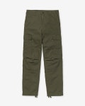 THEBOUNCE 칼하트WIP 레귤러 카고팬츠 콜롬비아 올리브 REGULAR CARGO PANT COLUMBIA (Cypres Rinsed) - THEBOUNCE (더바운스)