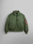 더바운스 (THEBOUNCE) 알파인더스트리 알파 B-15 플라이트 자켓 ALPHA B-15 FLIGHT JACKET (Sage Green) - 더바운스 (THEBOUNCE)
