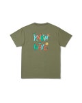 THEBOUNCE 노우웨이브 MUSIC SESSION T SHIRTS KNT014m(OLIVE)