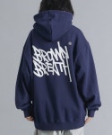 THEBOUNCE 브라운브레스 TAG KEEP HOODIE (논기모) - BLACK - THEBOUNCE (더바운스)