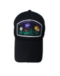THEBOUNCE 더콜디스트모먼트 플라워 셀링 클럽 캡  FLOWER SELLING CLUB CAP (Black) - THEBOUNCE (더바운스)