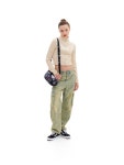 THEBOUNCE 아카이브볼드 939 VELOUR CROSS BAG (Black) - THEBOUNCE (더바운스)
