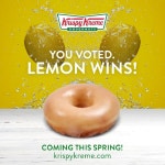 Krispy Kreme to Release All-New Lemon-Glazed Doughnuts After Online Poll The Winner of Krispy Kremes All-New Glazed Doughnut... 