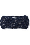 Navy Lula marled metallic wool-blend headband | Sale up to 70% off | THE OUTNET | EUGENIA KIM | THE OUTNET