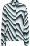 Light green Printed satin shirt | Sale up to 70% off | THE OUTNET | JUST CAVALLI | THE OUTNET