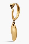 Gold Gold-tone earrings | ALEXANDER MCQUEEN | THE OUTNET