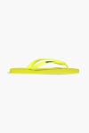 Bright yellow Logo-appliquéd neon TPU flip-flops | VETEMENTS | THE OUTNET