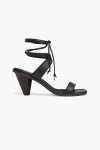 Black Faux leather sandals | STELLA MCCARTNEY | THE OUTNET