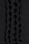 Black Cropped braided stretch-knit camisole | DION LEE | THE OUTNET