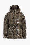 IENKI IENKI Michlin quilted printed shell hooded down jacket | Sale up to 70% off | THE OUTNET