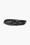 Black Convertible leather belt | GENTRYPORTOFINO | THE OUTNET