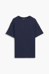 Navy Jolie Pippa ribbed-knit T-shirt | THE UPSIDE | THE OUTNET