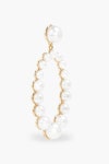 White Gold-tone faux pearl earrings | KENNETH JAY LANE | THE OUTNET