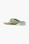 MIISTA Anais gathered leather sandals | Sale up to 70% off | THE OUTNET