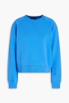 Azure Organic French cotton-terry sweatshirt | MONROW | THE OUTNET