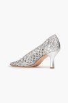 Silver Versilia woven metallic leather pumps | CASADEI | THE OUTNET