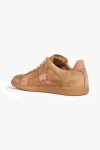 Sand Distressed suede sneakers | MAISON MARGIELA | THE OUTNET