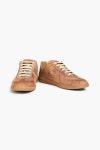 Sand Distressed suede sneakers | MAISON MARGIELA | THE OUTNET