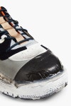 Black Coated leather sneakers | MAISON MARGIELA | THE OUTNET