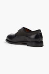 Black Leather and canvas derby shoes | MAISON MARGIELA | THE OUTNET