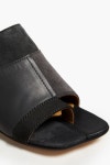 MM6 MAISON MARGIELA Leather and suede mules | Sale up to 70% off | THE OUTNET
