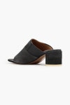MM6 MAISON MARGIELA Leather and suede mules | Sale up to 70% off | THE OUTNET