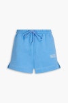 GANNI Embroidered cotton-fleece shorts | Sale up to 70% off | THE OUTNET