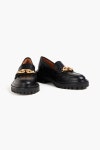 TORY BURCH Jessa embellished leather loafers | THE OUTNET