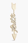 RED(V) Gold-tone crystal earring | Sale up to 70% off | THE OUTNET