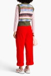 GANNI Cotton-blend corduroy tapered pants | Sale up to 70% off | THE OUTNET