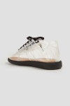 MAISON MARGIELA Perforated PU sneakers | THE OUTNET