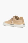 MAISON MARGIELA Canvas, leather and suede sneakers | THE OUTNET