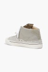 MAISON MARGIELA Leather and suede high-top sneakers | THE OUTNET