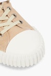 MAISON MARGIELA Leather and canvas high-top sneakers | THE OUTNET