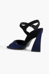 FERRAGAMO Aede two-tone suede sandals | THE OUTNET