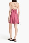 GANNI Jacquard mini slip dress | THE OUTNET