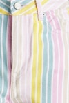 GANNI Striped mid-rise tapered jeans | THE OUTNET