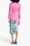 GANNI Satin blazer | THE OUTNET