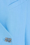 GANNI Appliquéd cotton blazer | THE OUTNET