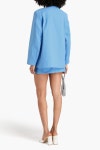 GANNI Appliquéd cotton blazer | THE OUTNET