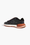 MAISON MARGIELA 50/50 leather, mesh and neoprene sneakers | THE OUTNET