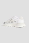 MAISON MARGIELA 50-50 coated mesh and leather sneakers | THE OUTNET