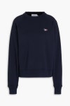 MAISON KITSUNÉ French cotton-terry sweatshirt | THE OUTNET