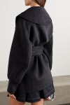 GANNI Recycled belted wool-blend jacket | THE OUTNET