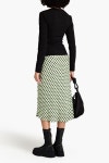 GANNI Stretch-seersucker top | THE OUTNET