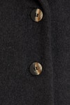 GANNI Wool-blend felt coat | THE OUTNET